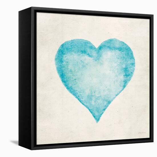 Blue Heart-Morgan Yamada-Framed Stretched Canvas