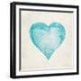 Blue Heart-Morgan Yamada-Framed Art Print