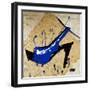 Blue Heel-Roderick E. Stevens-Framed Giclee Print
