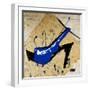 Blue Heel-Roderick E. Stevens-Framed Giclee Print