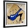 Blue Heel-Roderick E. Stevens-Framed Giclee Print