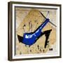 Blue Heel-Roderick E. Stevens-Framed Giclee Print