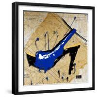 Blue Heel-Roderick E. Stevens-Framed Giclee Print