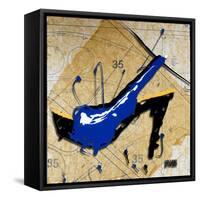 Blue Heel-Roderick E. Stevens-Framed Stretched Canvas