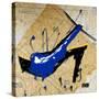 Blue Heel-Roderick E. Stevens-Stretched Canvas