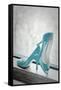 Blue Heels-Erin Berzel-Framed Stretched Canvas
