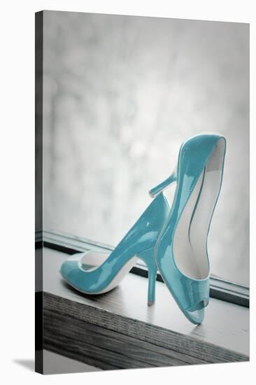 Blue Heels-Erin Berzel-Stretched Canvas