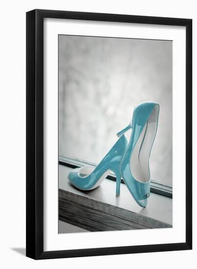 Blue Heels-Erin Berzel-Framed Art Print