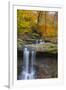 Blue Hens Falls in Autumn in Cuyahoga National Park, Ohio, USA-Chuck Haney-Framed Photographic Print