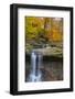 Blue Hens Falls in Autumn in Cuyahoga National Park, Ohio, USA-Chuck Haney-Framed Photographic Print