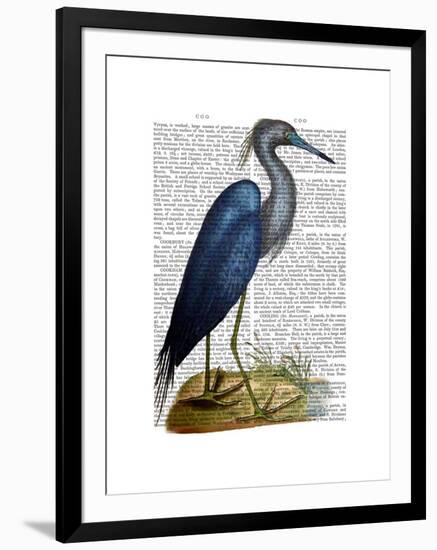 Blue Heron 2-Fab Funky-Framed Art Print