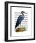 Blue Heron 2-Fab Funky-Framed Art Print