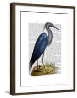 Blue Heron 2-Fab Funky-Framed Art Print