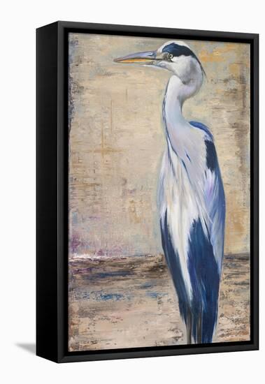 Blue Heron II-Patricia Pinto-Framed Stretched Canvas