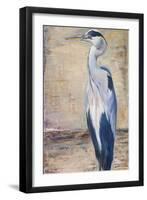 Blue Heron II-Patricia Pinto-Framed Art Print