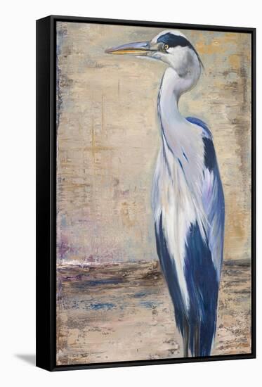 Blue Heron II-Patricia Pinto-Framed Stretched Canvas