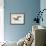 Blue Heron Rendering III-Melissa Wang-Framed Art Print displayed on a wall