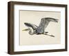 Blue Heron Rendering III-Melissa Wang-Framed Art Print