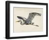 Blue Heron Rendering III-Melissa Wang-Framed Art Print