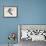 Blue Heron Rendering IV-Melissa Wang-Framed Art Print displayed on a wall