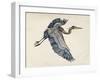 Blue Heron Rendering IV-Melissa Wang-Framed Art Print