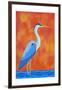 Blue Heron-Casey Craig-Framed Art Print