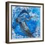 Blue Heron-Cecile Broz-Framed Giclee Print