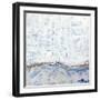 Blue Highlands IV-Alicia Ludwig-Framed Art Print