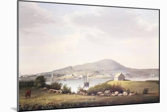 Blue Hill, Maine-Frederic Edwin Church-Mounted Giclee Print