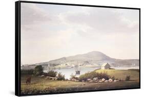 Blue Hill, Maine-Frederic Edwin Church-Framed Stretched Canvas