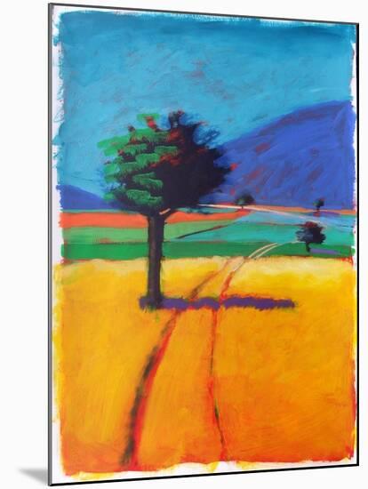 Blue Hill-Paul Powis-Mounted Giclee Print