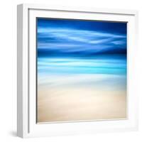 Blue Hills at Luskentyre Beach-Lynne Douglas-Framed Photographic Print