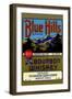 Blue Hills Bourbon Whiskey-null-Framed Art Print