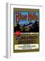 Blue Hills Bourbon Whiskey-null-Framed Art Print