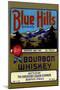 Blue Hills Bourbon Whiskey-null-Mounted Art Print