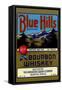 Blue Hills Bourbon Whiskey-null-Framed Stretched Canvas