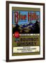 Blue Hills Bourbon Whiskey-null-Framed Art Print