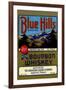 Blue Hills Bourbon Whiskey-null-Framed Art Print