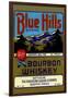 Blue Hills Bourbon Whiskey-null-Framed Art Print