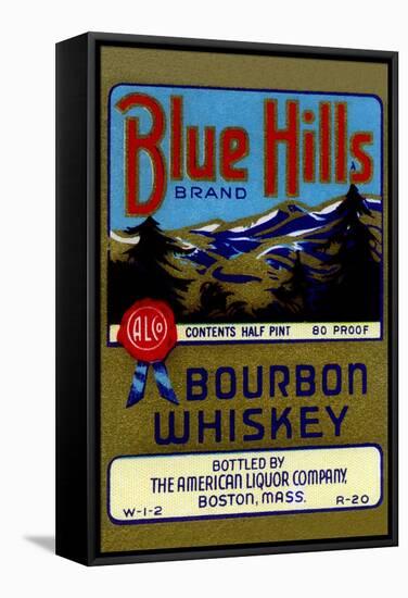 Blue Hills Bourbon Whiskey-null-Framed Stretched Canvas