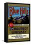 Blue Hills Bourbon Whiskey-null-Framed Stretched Canvas