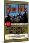 Blue Hills Bourbon Whiskey-null-Mounted Art Print