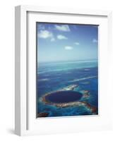 Blue Hole, Lighthouse Reef, Belize, Central America-Upperhall-Framed Photographic Print