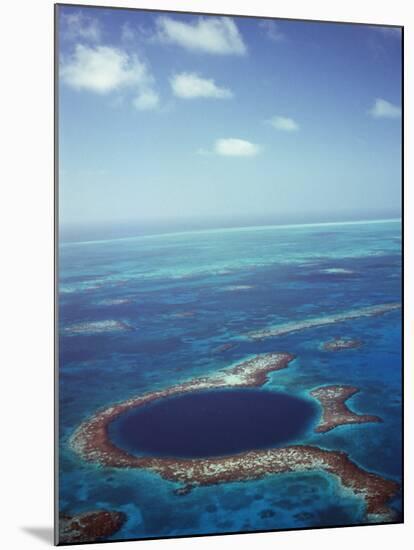 Blue Hole, Lighthouse Reef, Belize, Central America-Upperhall-Mounted Photographic Print
