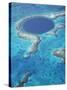 Blue Hole, Lighthouse Reef, Belize, Central America-Upperhall-Stretched Canvas