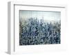 Blue Hollyhock-O'Toole O'Toole-Framed Premium Giclee Print