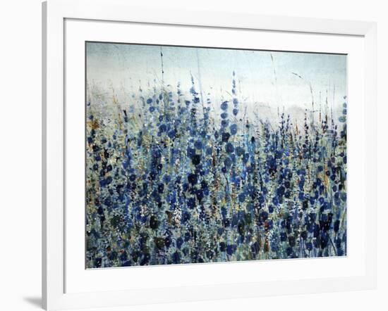 Blue Hollyhock-O'Toole O'Toole-Framed Giclee Print