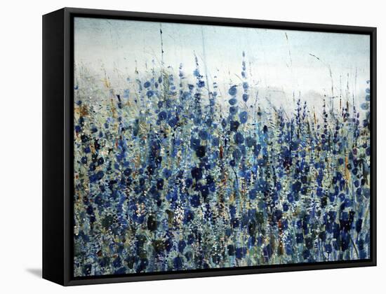 Blue Hollyhock-O'Toole O'Toole-Framed Stretched Canvas