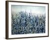 Blue Hollyhock-O'Toole O'Toole-Framed Giclee Print