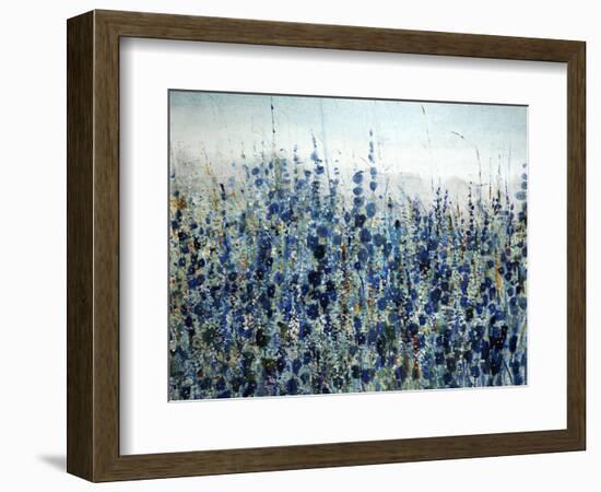 Blue Hollyhock-O'Toole O'Toole-Framed Giclee Print